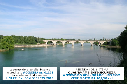 Azienda con sistema qualità e ambiente certificato ISO9001/2000 e ISO 140001/2004