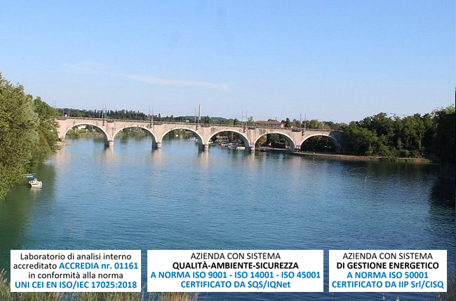 Azienda con sistema qualità e ambiente certificato ISO9001/2000 e ISO 140001/2004